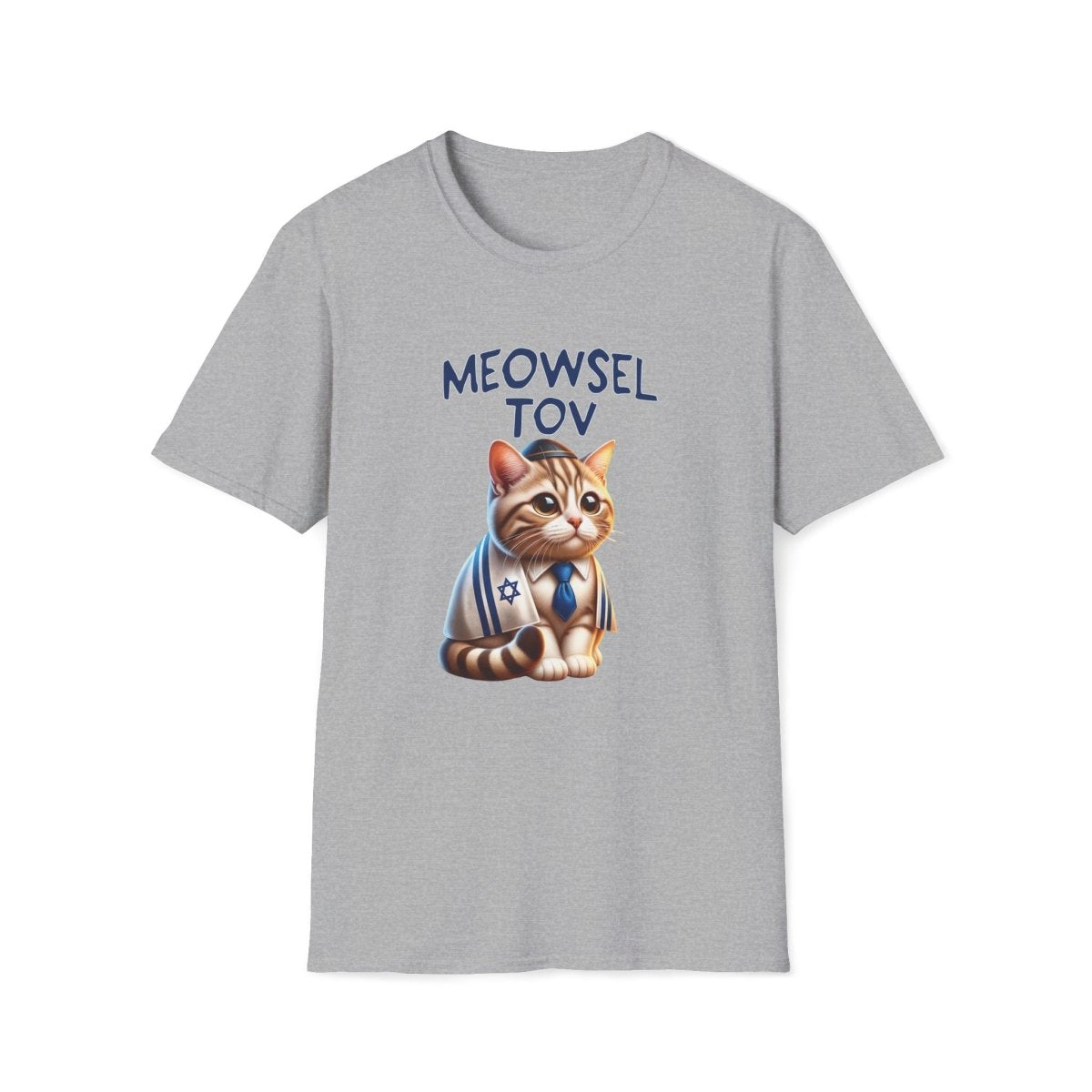 Meowsel Tov Hanukkah Unisex T-Shirt - T - Generates