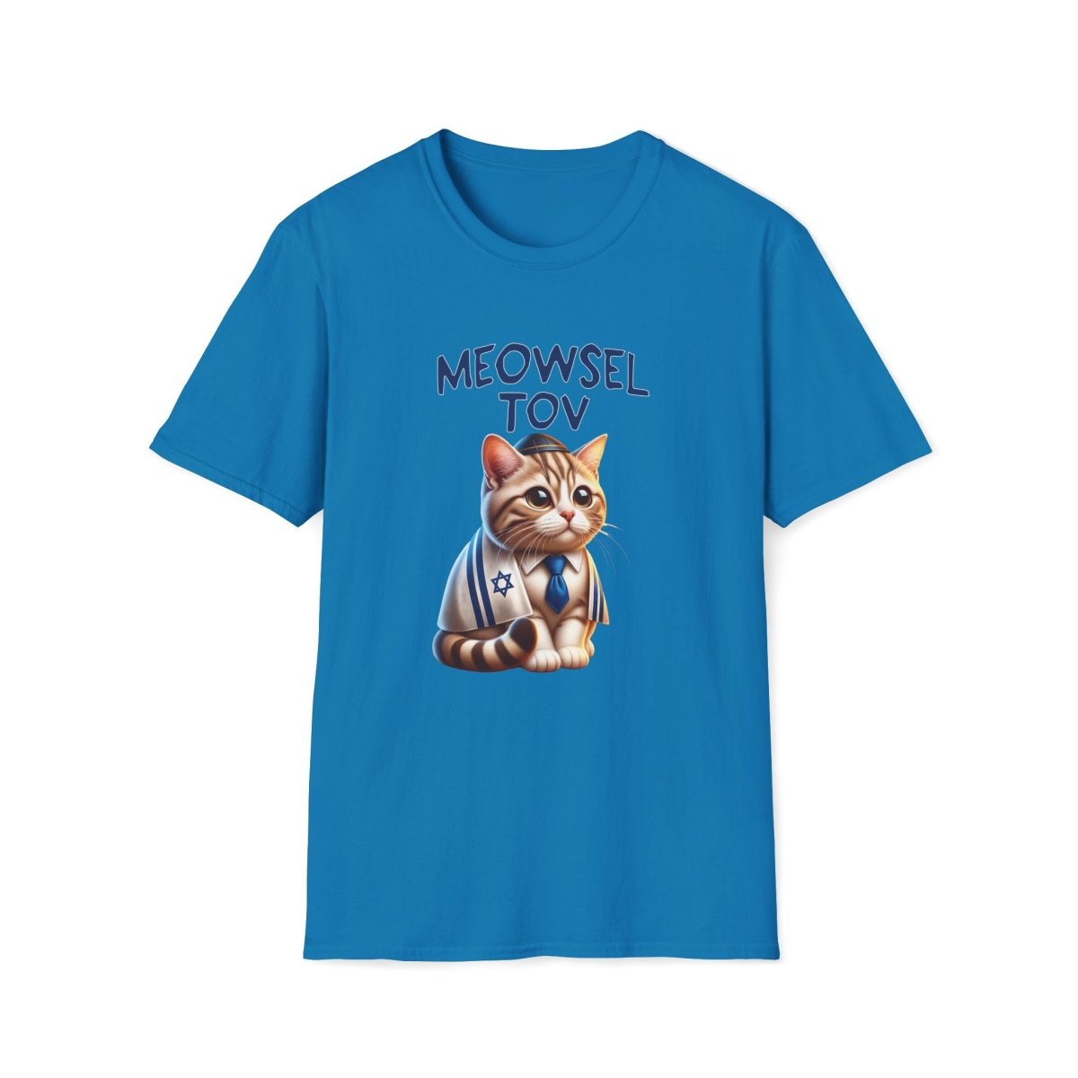 Meowsel Tov Hanukkah Unisex T-Shirt - T - Generates