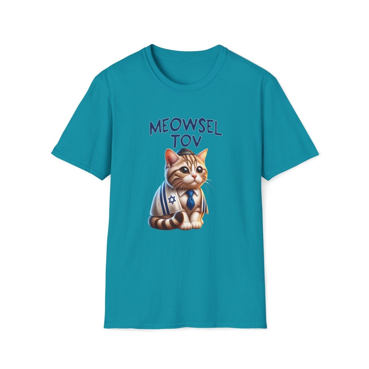 Meowsel Tov Hanukkah Unisex T-Shirt - T - Generates