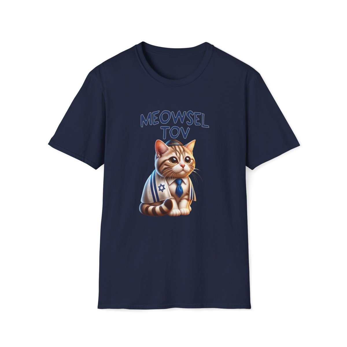 Meowsel Tov Hanukkah Unisex T-Shirt - T - Generates