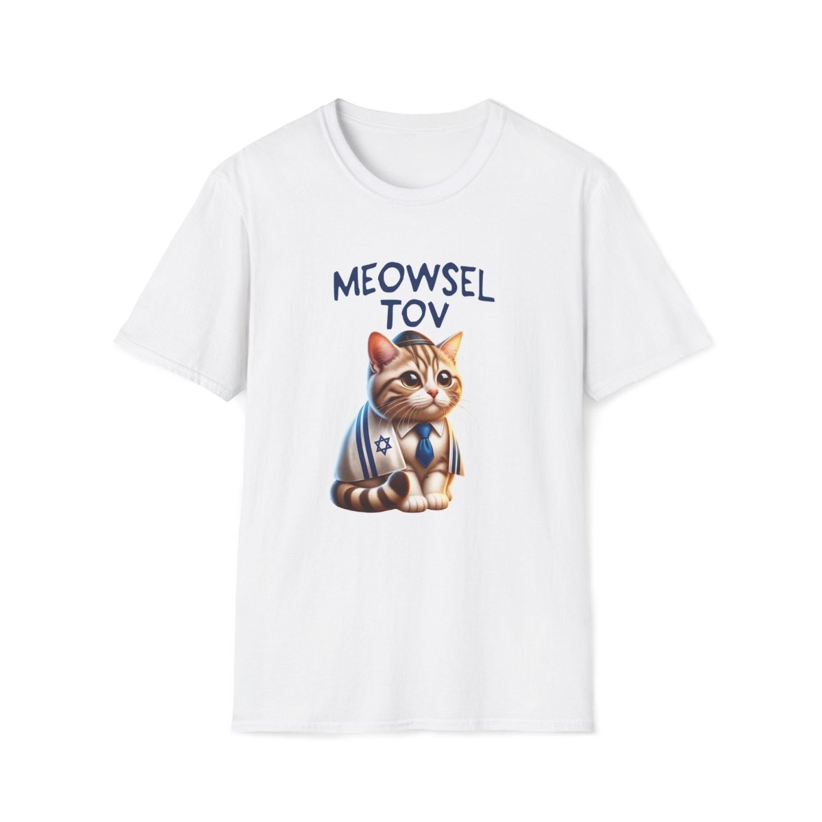 Meowsel Tov Hanukkah Unisex T-Shirt - T - Generates
