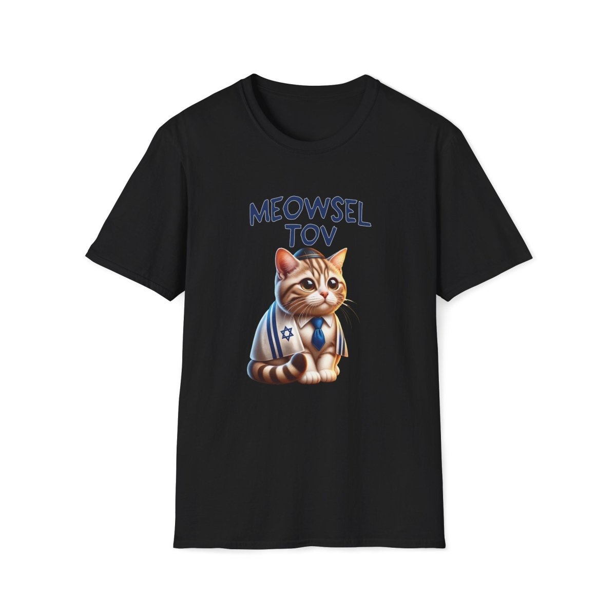Meowsel Tov Hanukkah Unisex T-Shirt - T - Generates