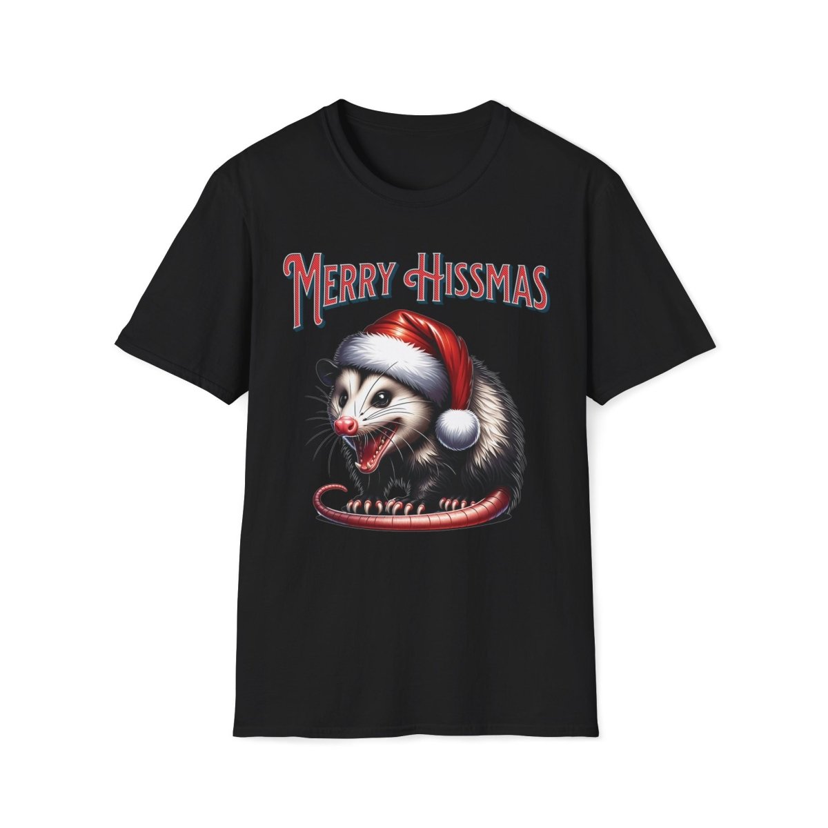 Merry Hissmas Possum Christmas Unisex Shirt - T - Generates