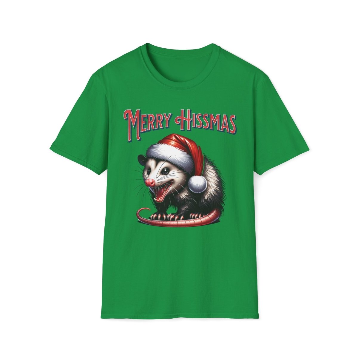 Merry Hissmas Possum Christmas Unisex Shirt - T - Generates