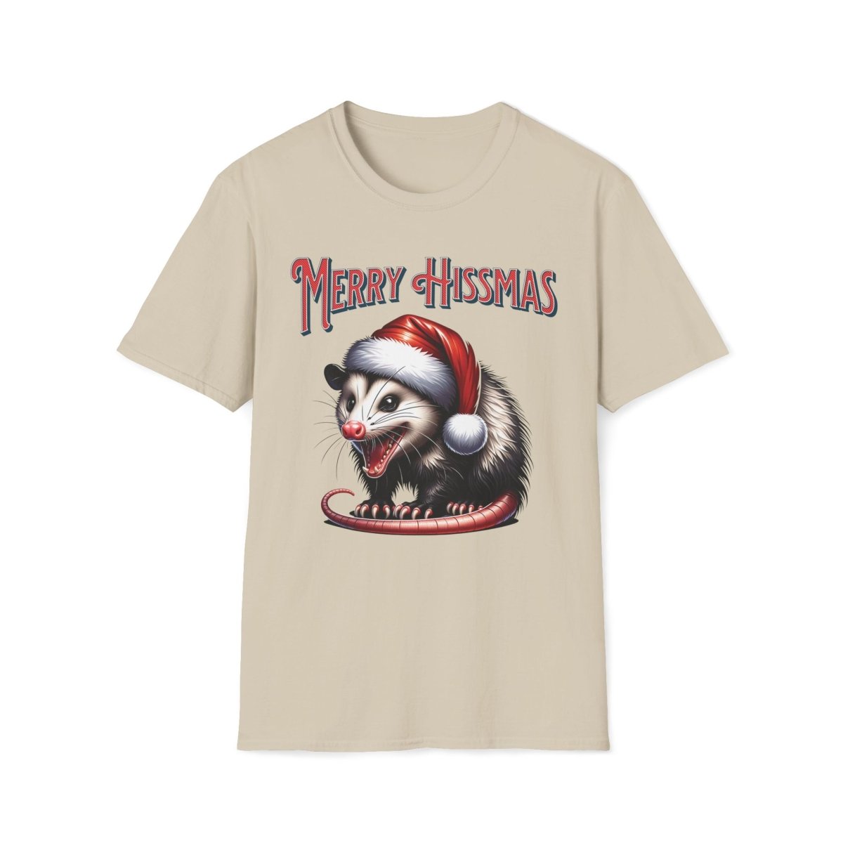 Merry Hissmas Possum Christmas Unisex Shirt - T - Generates
