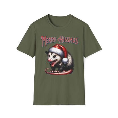 Merry Hissmas Possum Christmas Unisex Shirt - T - Generates