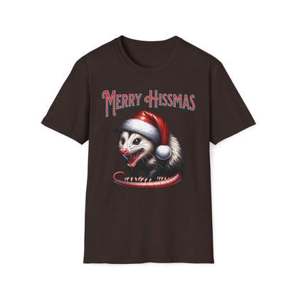 Merry Hissmas Possum Christmas Unisex Shirt - T - Generates