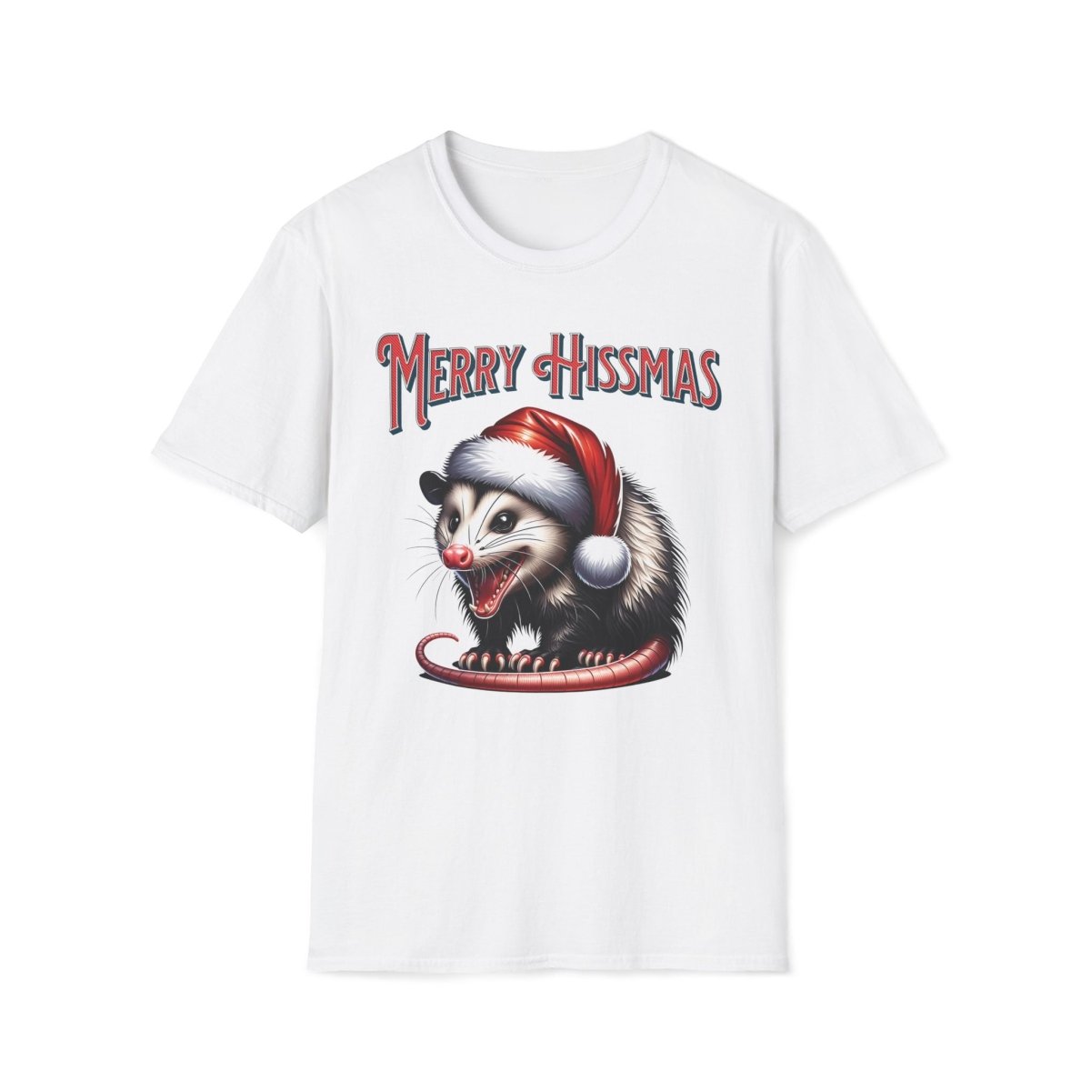 Merry Hissmas Possum Christmas Unisex Shirt - T - Generates
