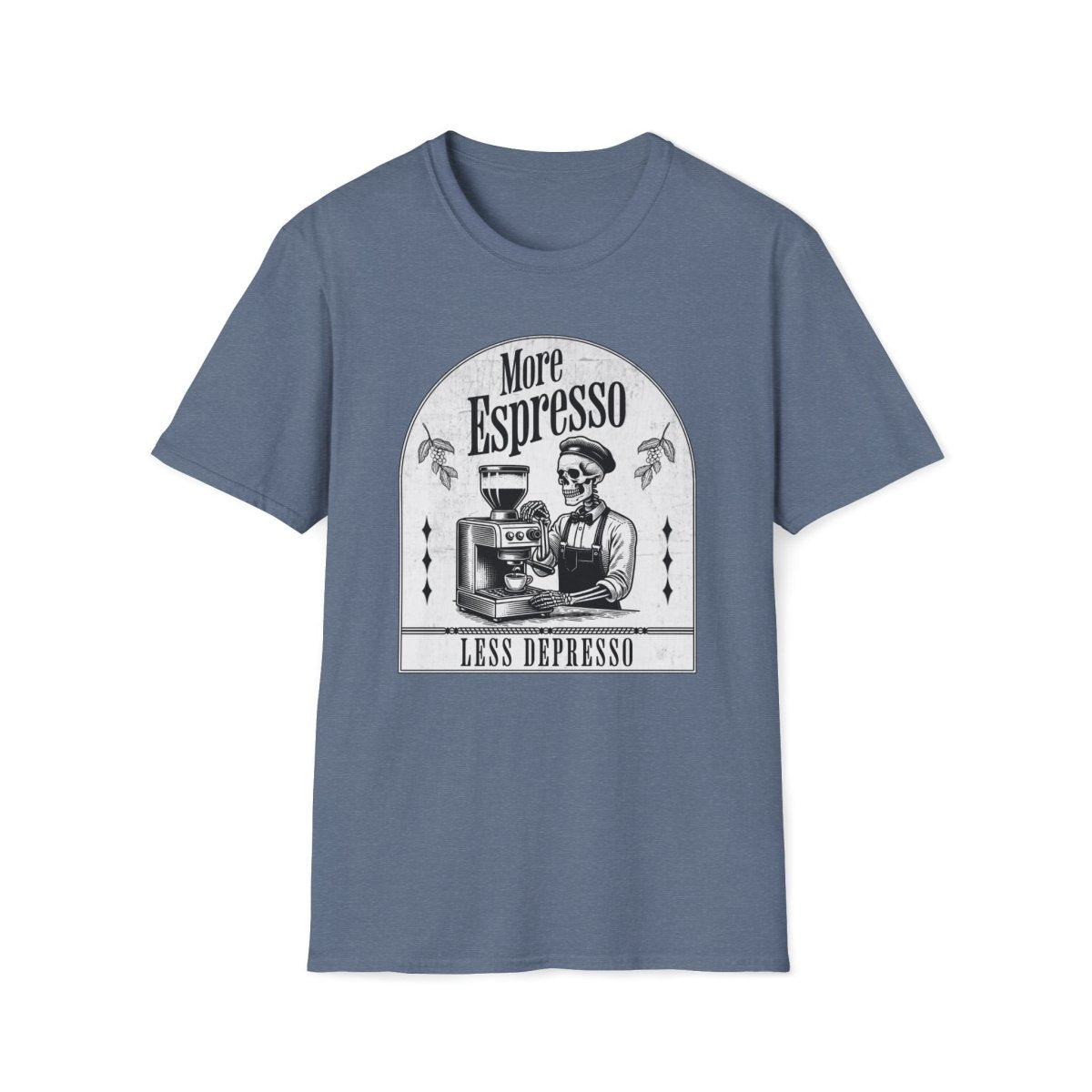More Espresso Less Depresso Unisex T-Shirt - T - Generates