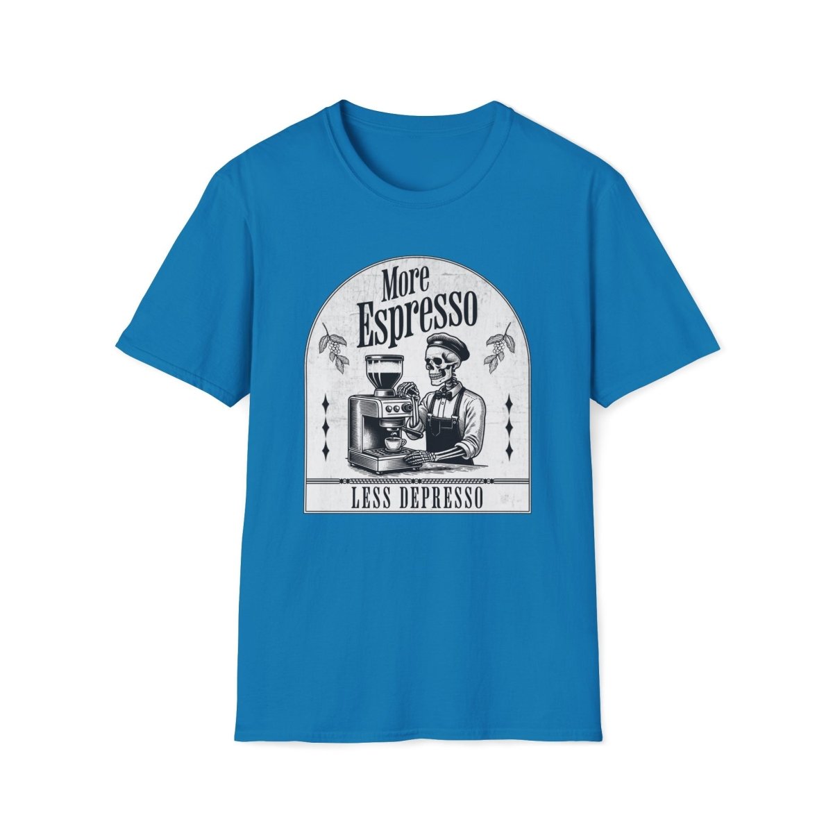 More Espresso Less Depresso Unisex T-Shirt - T - Generates