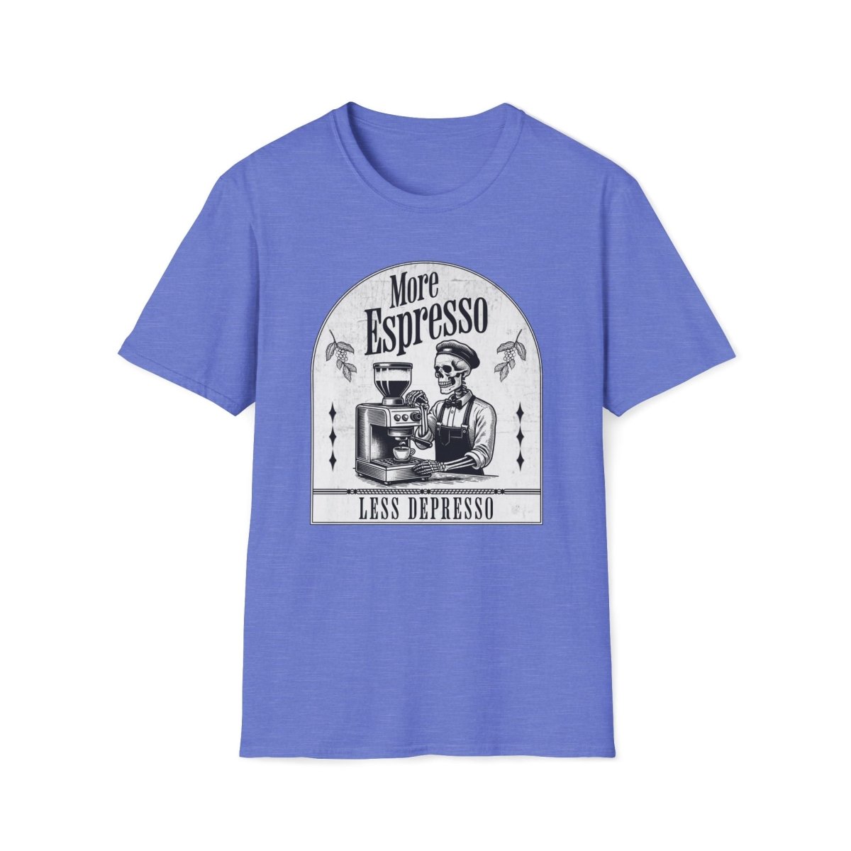 More Espresso Less Depresso Unisex T-Shirt - T - Generates