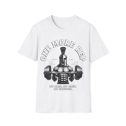 One More Rep Spartan Unisex T-Shirt - T - Generates