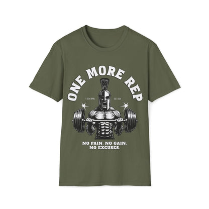 One More Rep Spartan Unisex T-Shirt - T - Generates