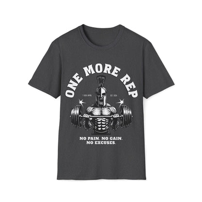 One More Rep Spartan Unisex T-Shirt - T - Generates