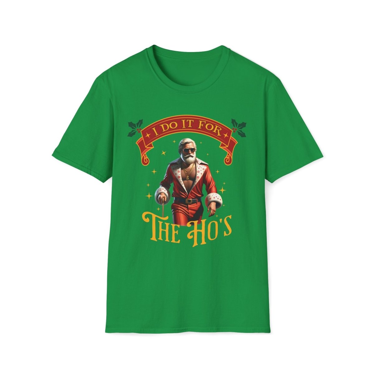 Pimp Santa I Do It For the Ho's Christmas Unisex T-Shirt - T - Generates