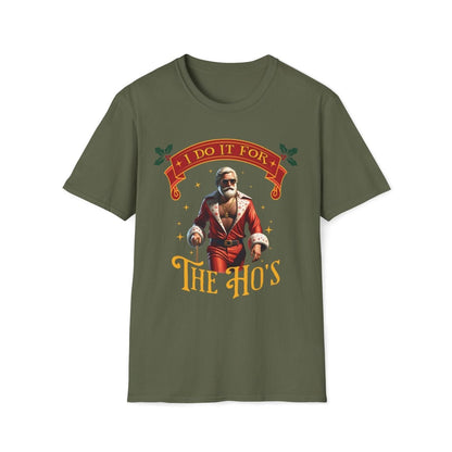 Pimp Santa I Do It For the Ho's Christmas Unisex T-Shirt - T - Generates