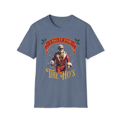 Pimp Santa I Do It For the Ho's Christmas Unisex T-Shirt - T - Generates
