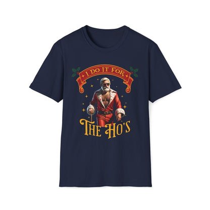 Pimp Santa I Do It For the Ho's Christmas Unisex T-Shirt - T - Generates
