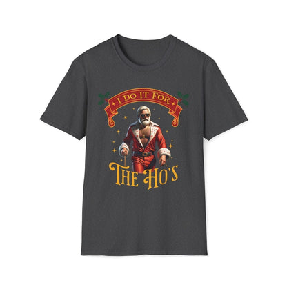 Pimp Santa I Do It For the Ho's Christmas Unisex T-Shirt - T - Generates