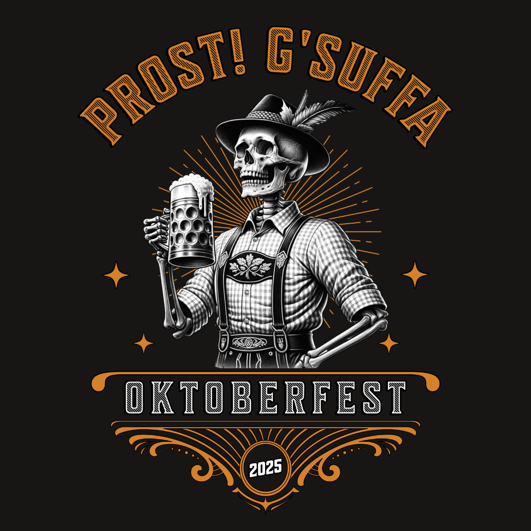 Prost G'Suffa (Cheers, Drink up!) Male Oktoberfest 2025 Unisex T-Shirt - T-Generates