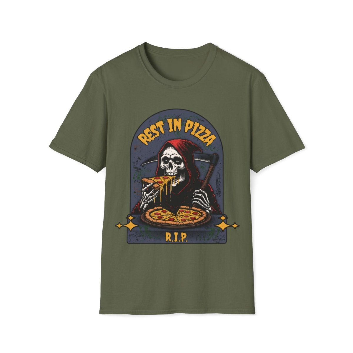 Rest in Pizza Unisex T-Shirt - T - Generates