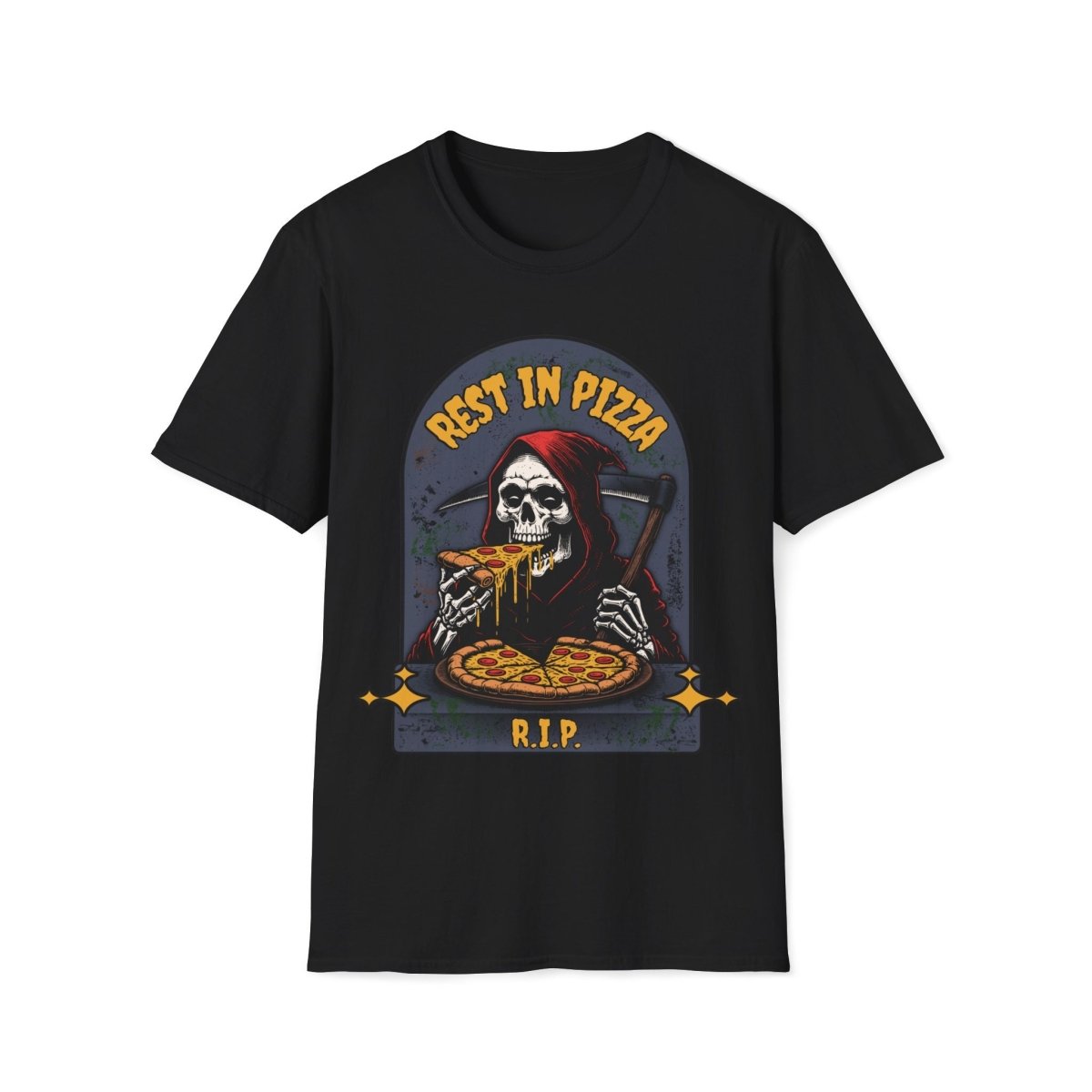 Rest in Pizza Unisex T-Shirt - T - Generates