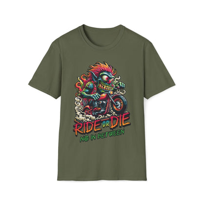 Ride or Die No Inbetween Unisex T-Shirt - T - Generates