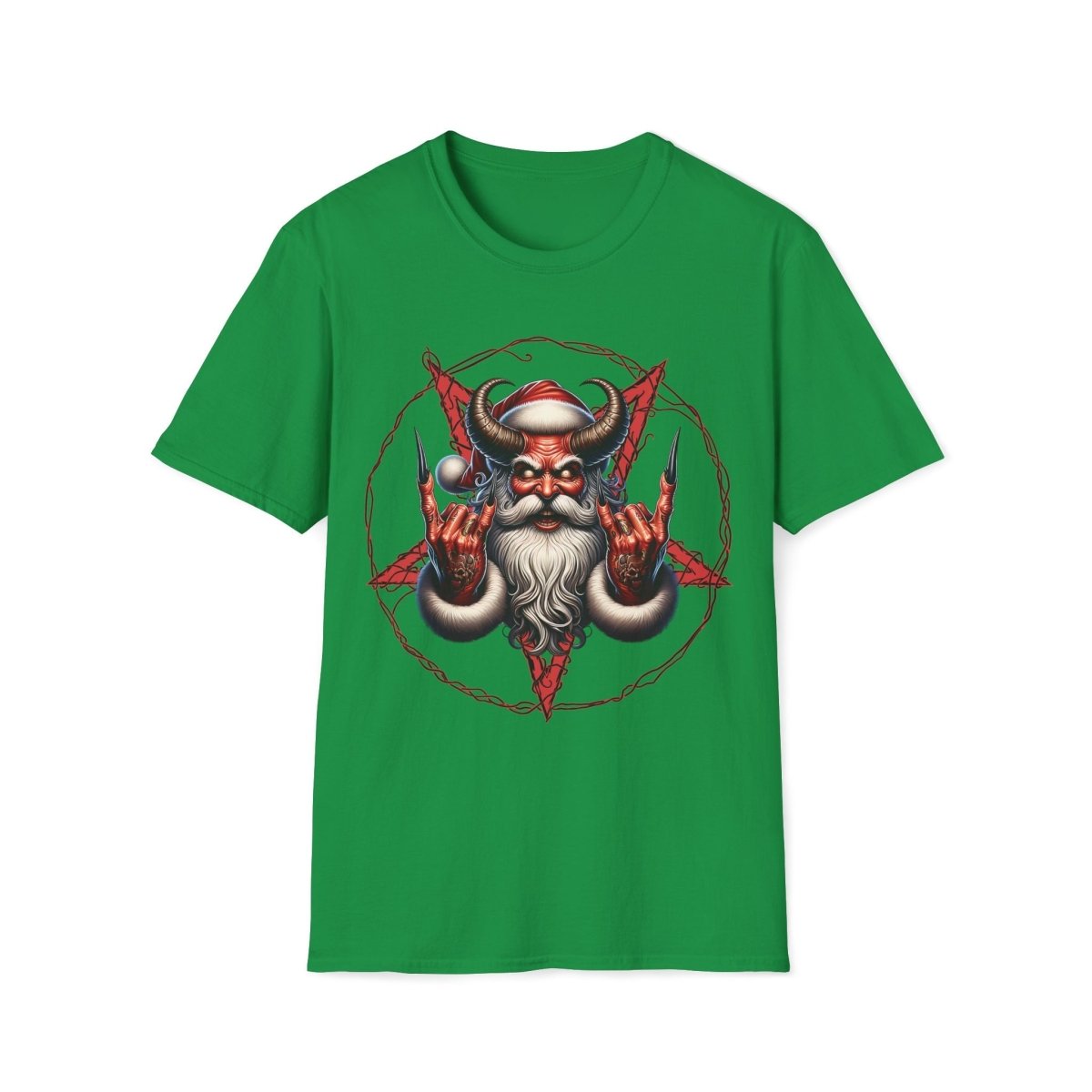 Satanic Santa Hail Santa Christmas Unisex T-Shirt - T - Generates