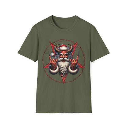 Satanic Santa Hail Santa Christmas Unisex T-Shirt - T - Generates