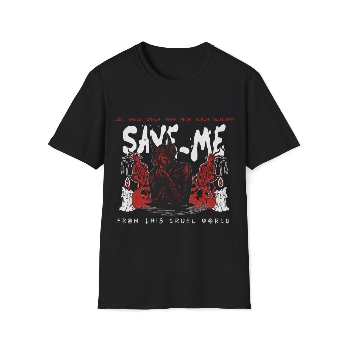 Seven Deadly Sins Satanic Pagan Unisex T-Shirt - T - Generates