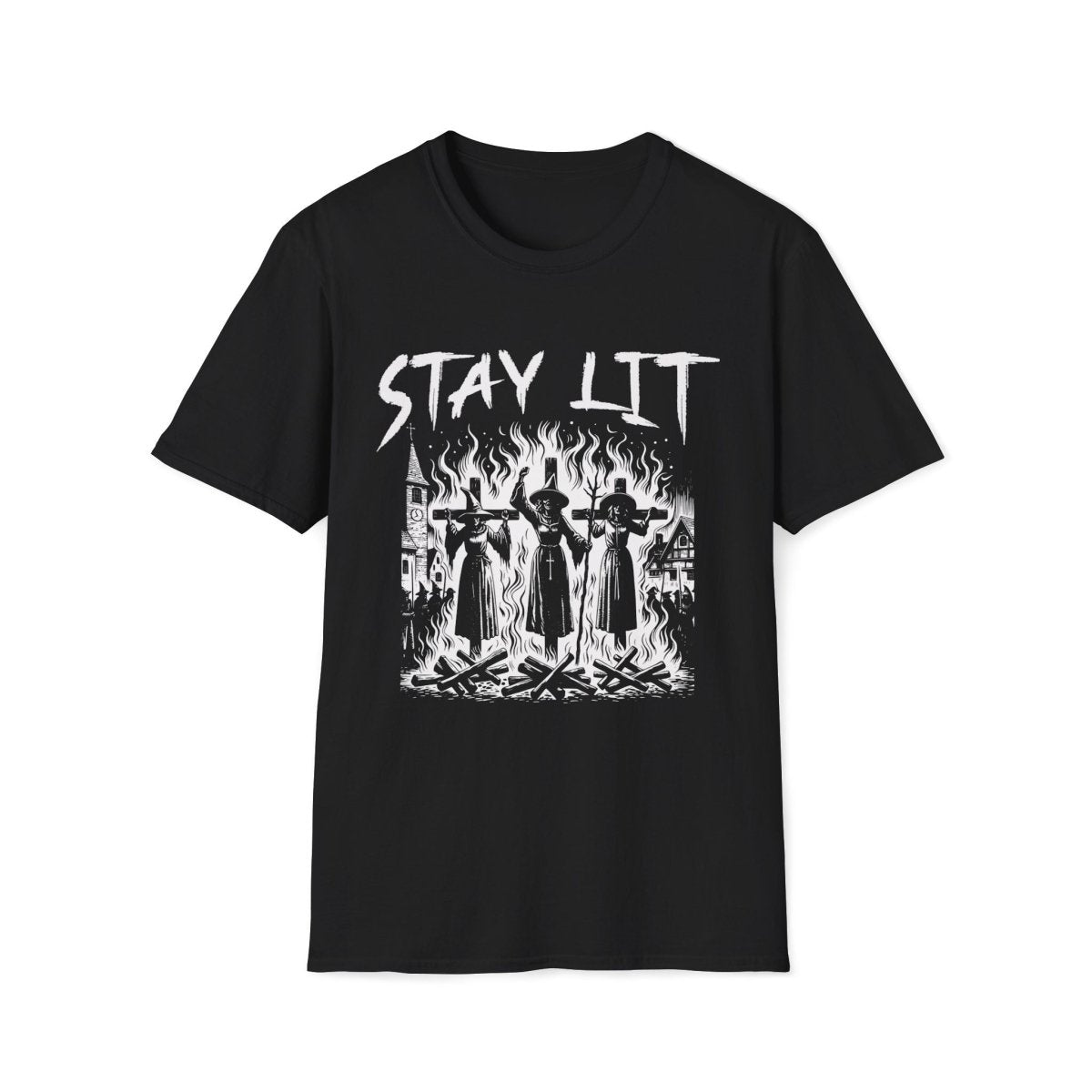 Stay Lit Witch Unisex T-Shirt - T - Generates
