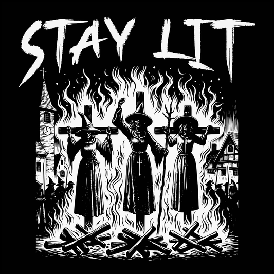Stay Lit Witch Unisex T-Shirt - T - Generates