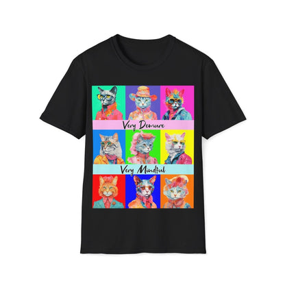 Very Demure Very Mindful Cats Unisex T-Shirt - T - Generates