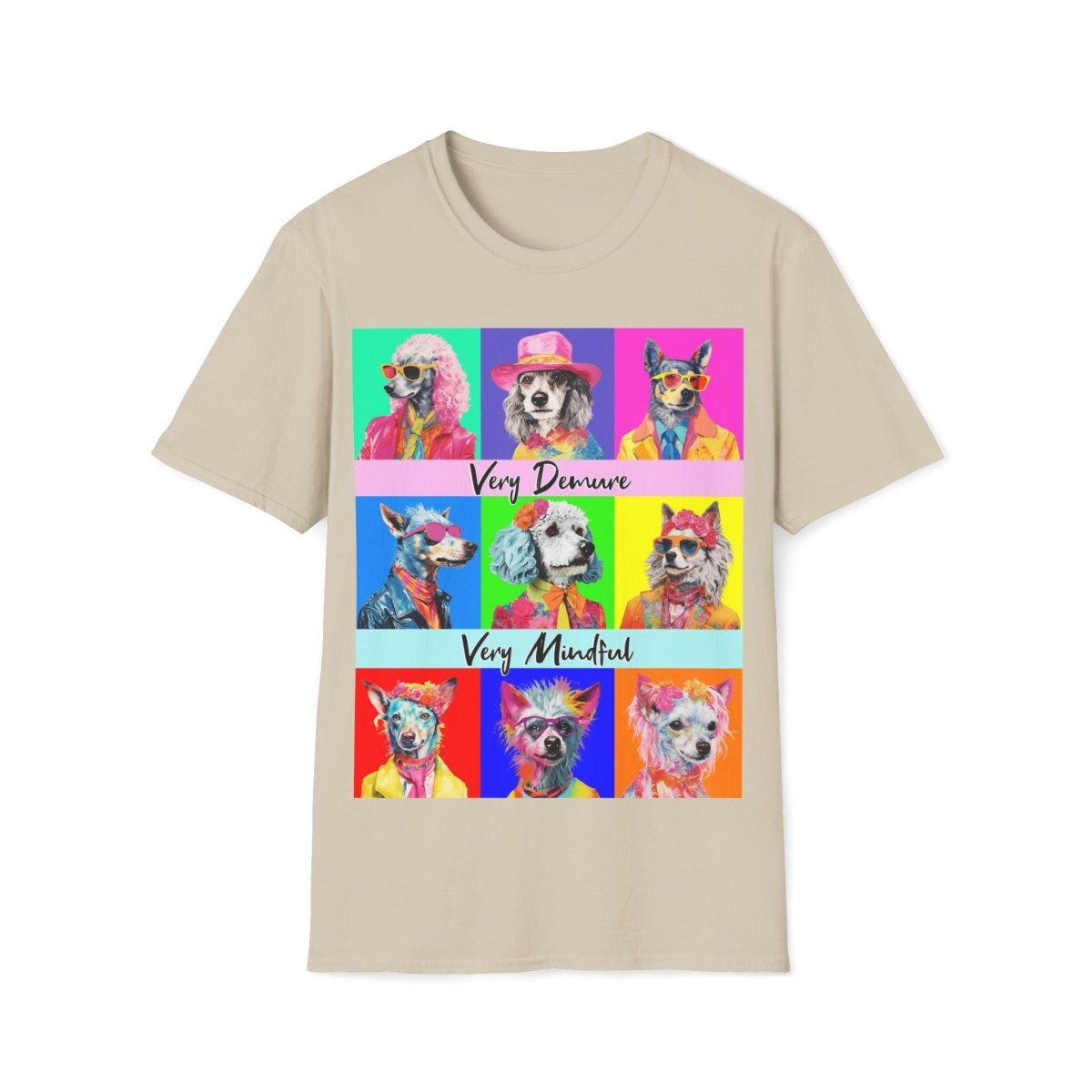 Very Demure Very Mindful Dogs Unisex T-Shirt - T - Generates