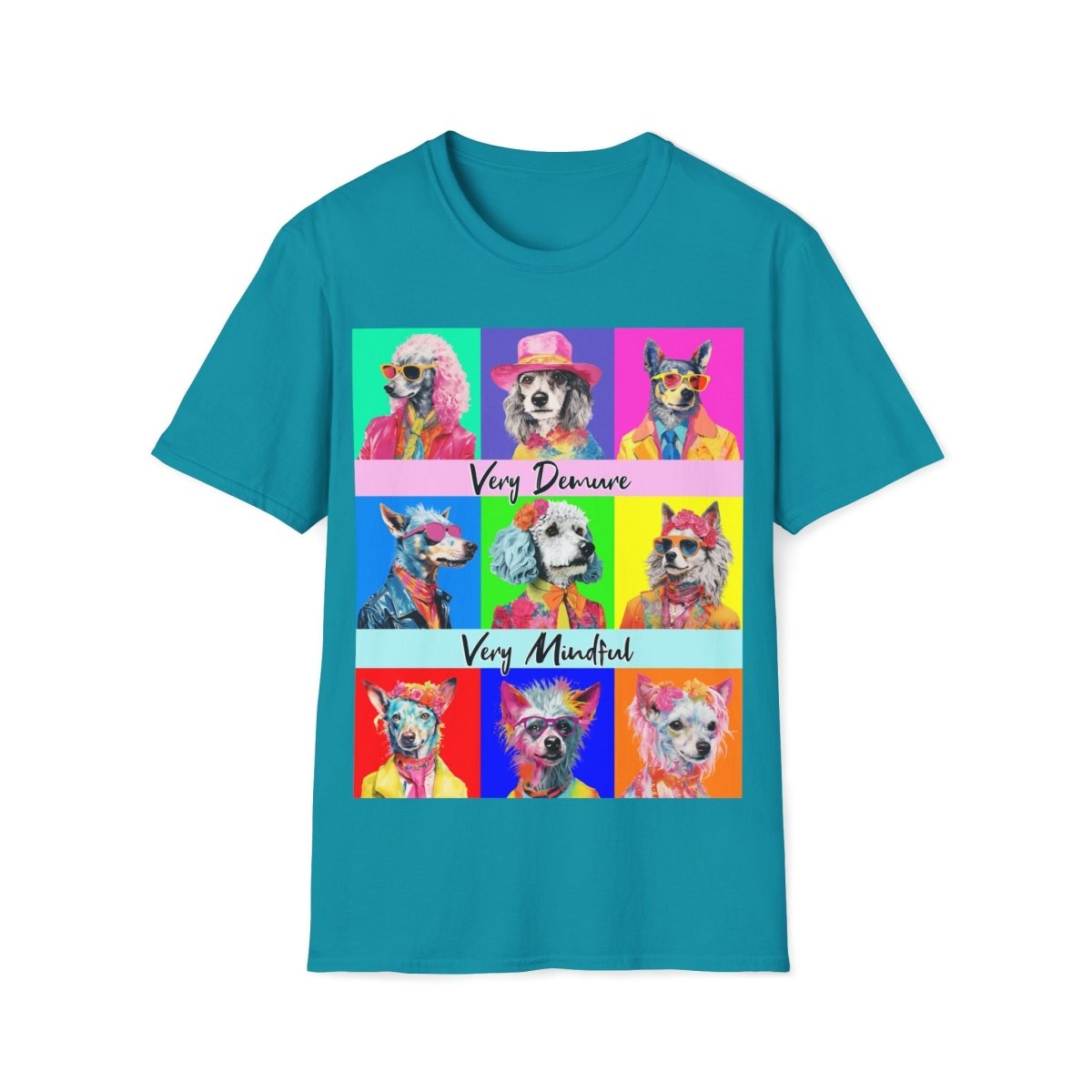 Very Demure Very Mindful Dogs Unisex T-Shirt - T - Generates