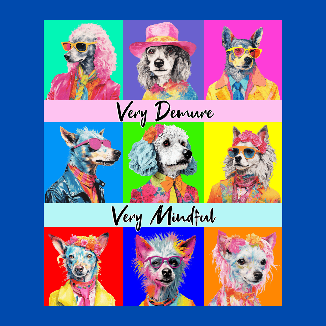Very Demure Very Mindful Dogs Unisex T-Shirt - T - Generates