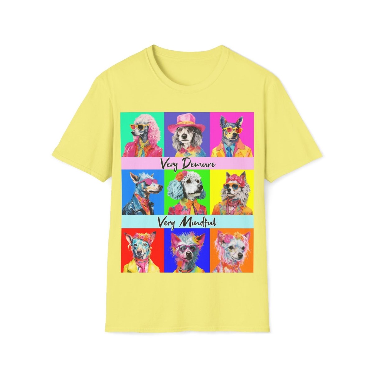 Very Demure Very Mindful Dogs Unisex T-Shirt - T - Generates