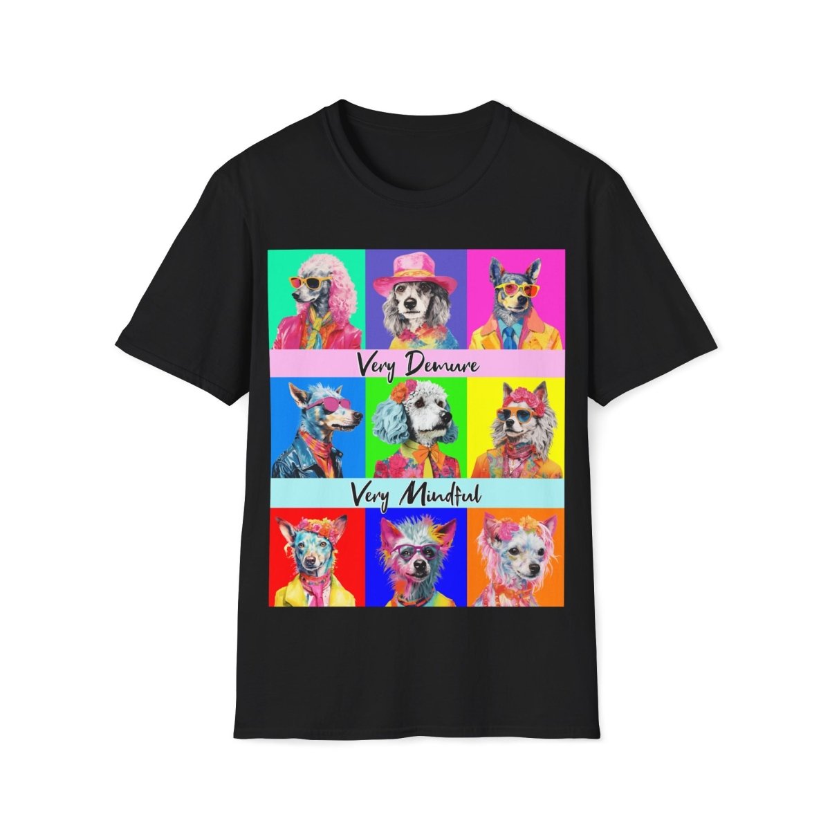 Very Demure Very Mindful Dogs Unisex T-Shirt - T - Generates