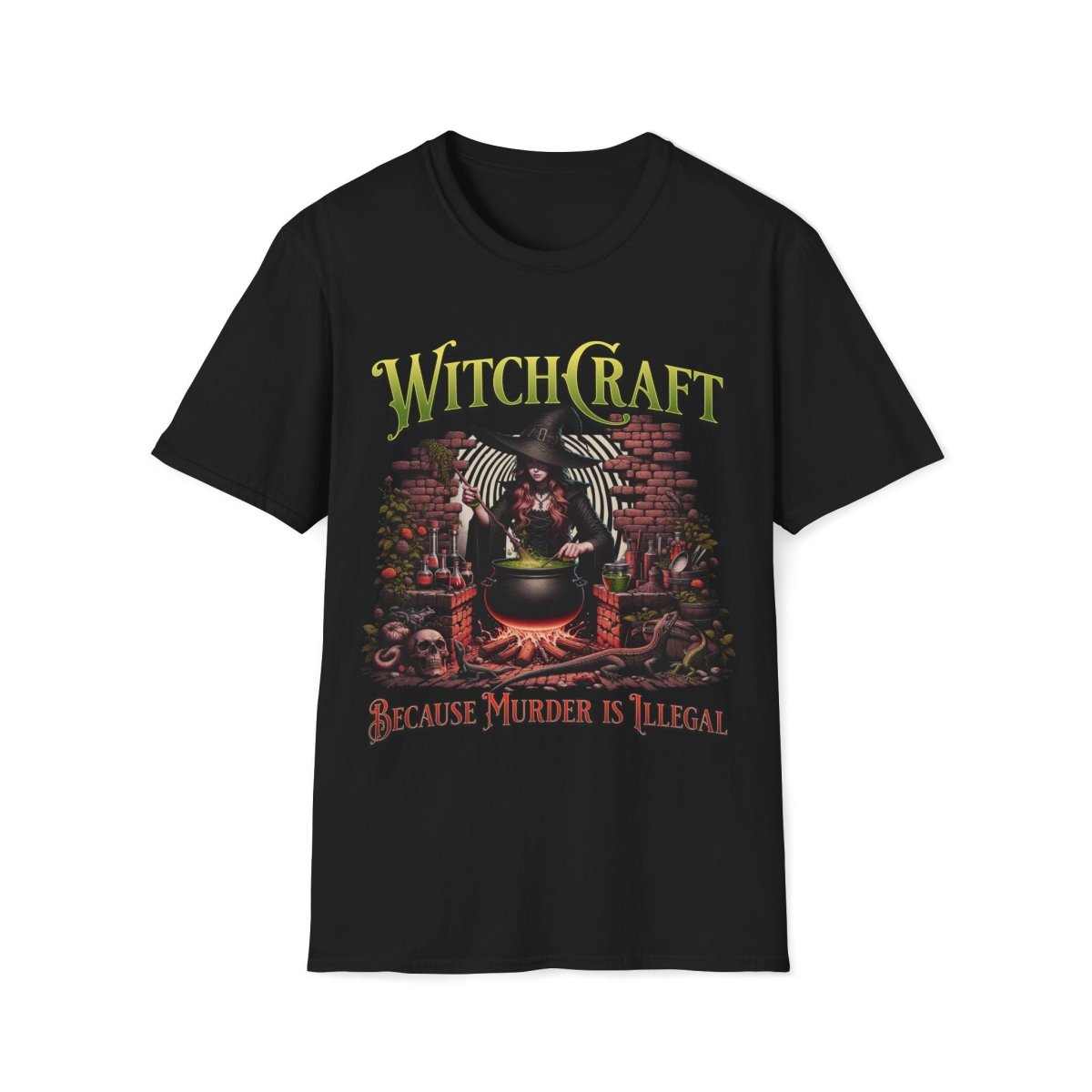 Witchcraft Because Murder Is Illegal Unisex T-Shirt - T - Generates