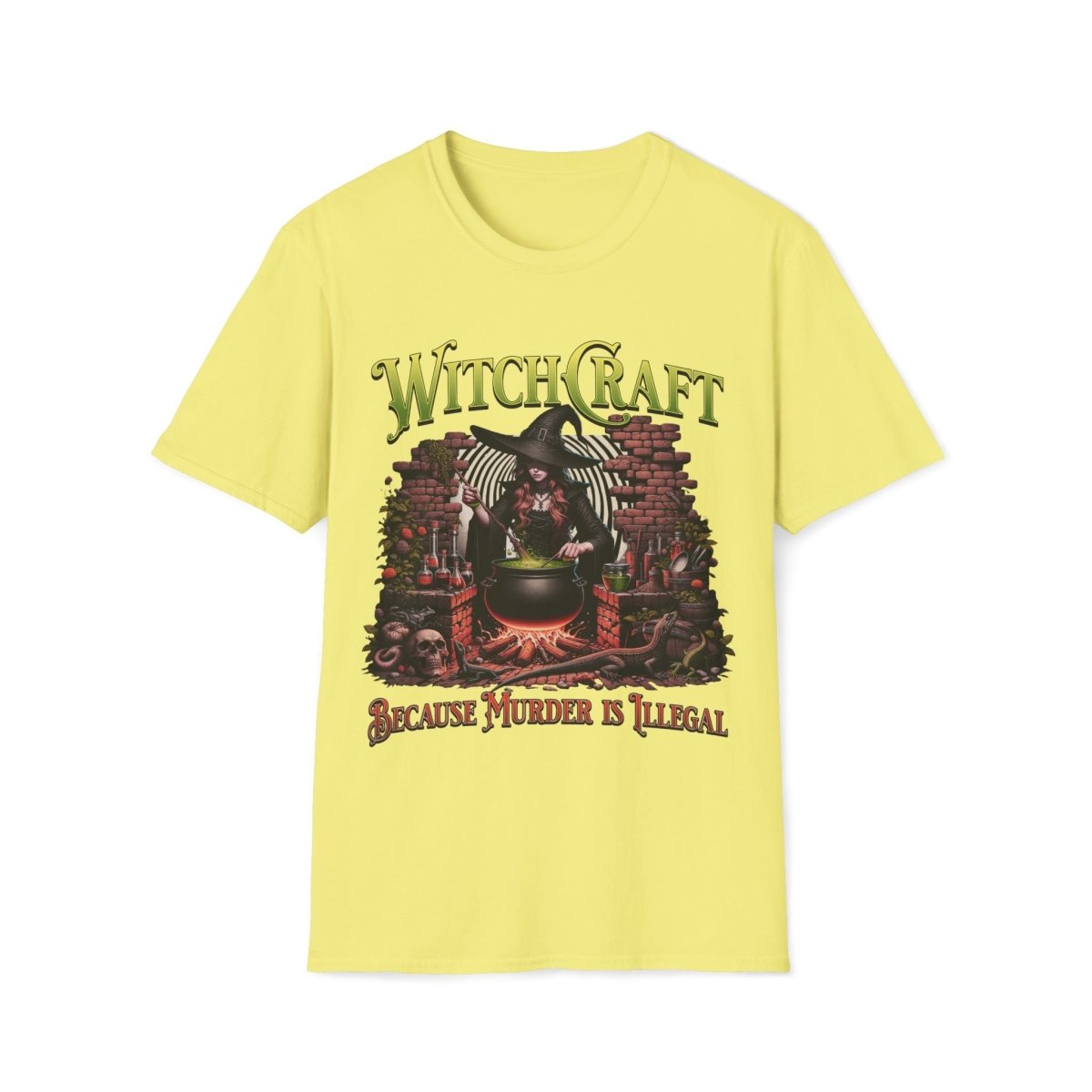 Witchcraft Because Murder Is Illegal Unisex T-Shirt - T - Generates