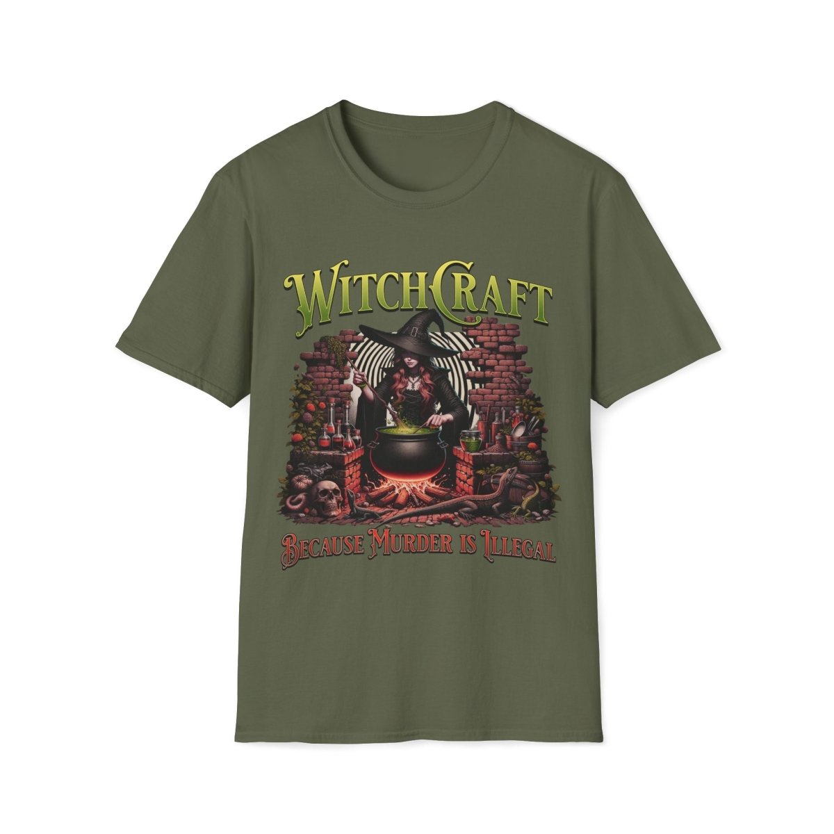 Witchcraft Because Murder Is Illegal Unisex T-Shirt - T - Generates