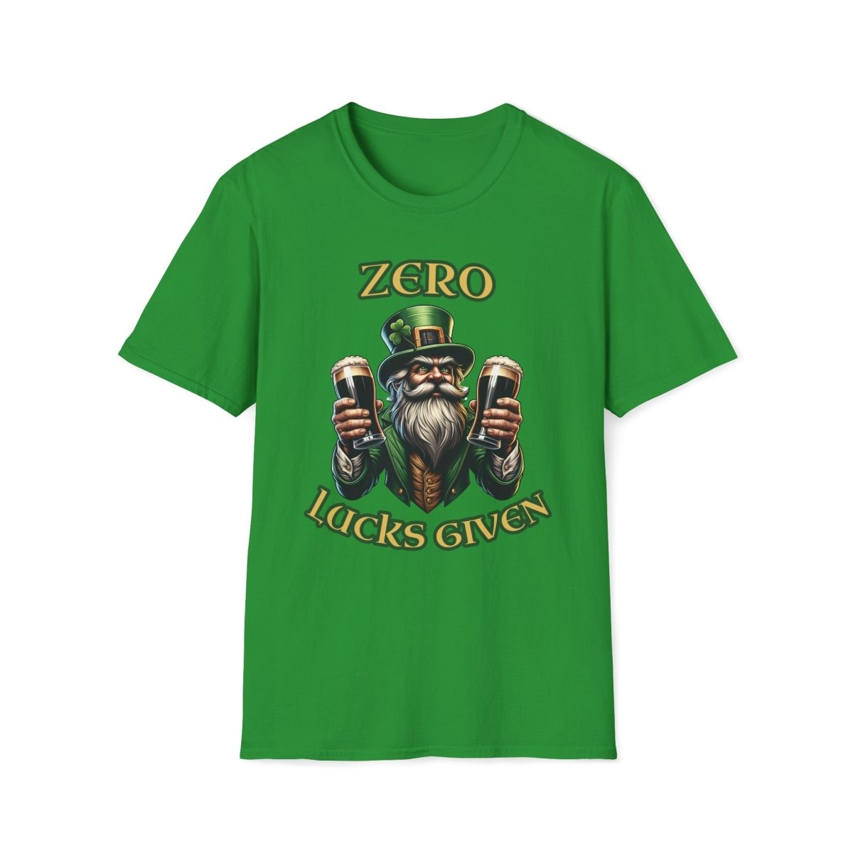 Zero Lucks Given Saint Patrick's Day Unisex T-Shirt - T - Generates