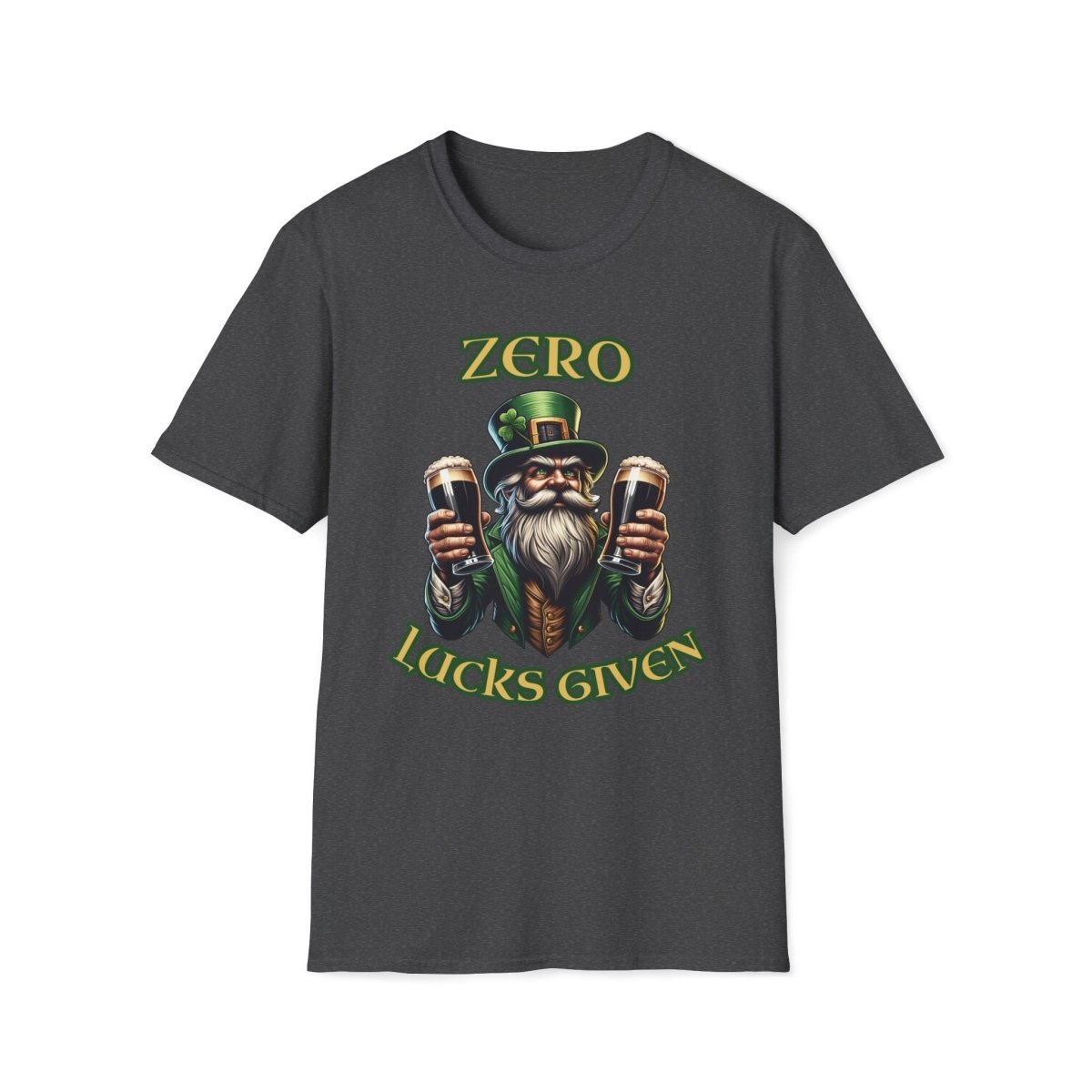 Zero Lucks Given Saint Patrick's Day Unisex T-Shirt - T - Generates