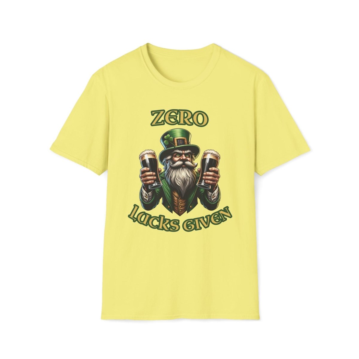 Zero Lucks Given Saint Patrick's Day Unisex T-Shirt - T - Generates