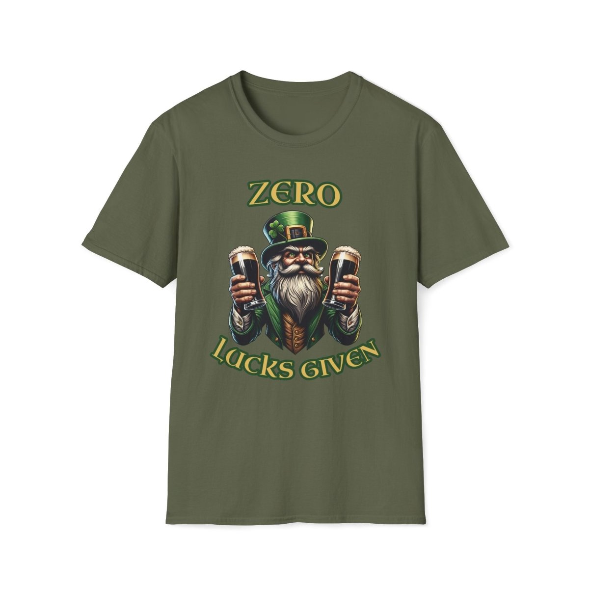 Zero Lucks Given Saint Patrick's Day Unisex T-Shirt - T - Generates