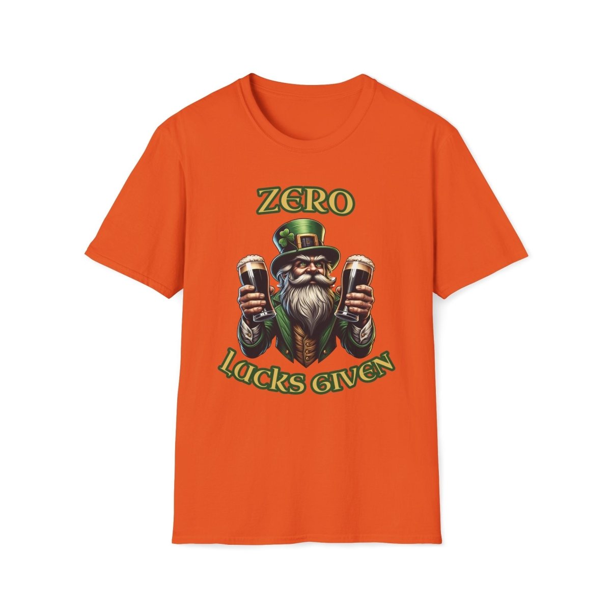 Zero Lucks Given Saint Patrick's Day Unisex T-Shirt - T - Generates
