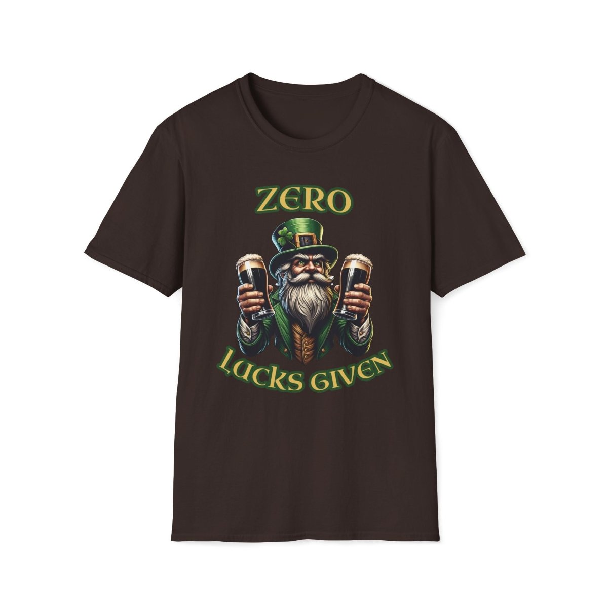 Zero Lucks Given Saint Patrick's Day Unisex T-Shirt - T - Generates
